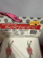 Vintage Decorator Accents & Borders Daisy Floral Transfer Stickers Lot