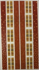 COLORFUL BORDER #2 Stickers (24pc)Creative Memories•Swirls •Lines•Card Making•