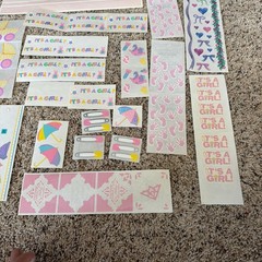 VINTAGE Mrs. Grossman’s Creative Memories, Stickopotamus Its A Girl Sticker lot