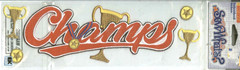 Champs Champions Winner Sports League Sticko Sew Whats Embroidery Title Stickers