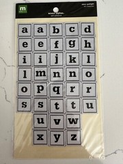 Making Memories Self Adhesive Woven Alphas ~ Steve Spotlight ~ 36PC Scrapbooking