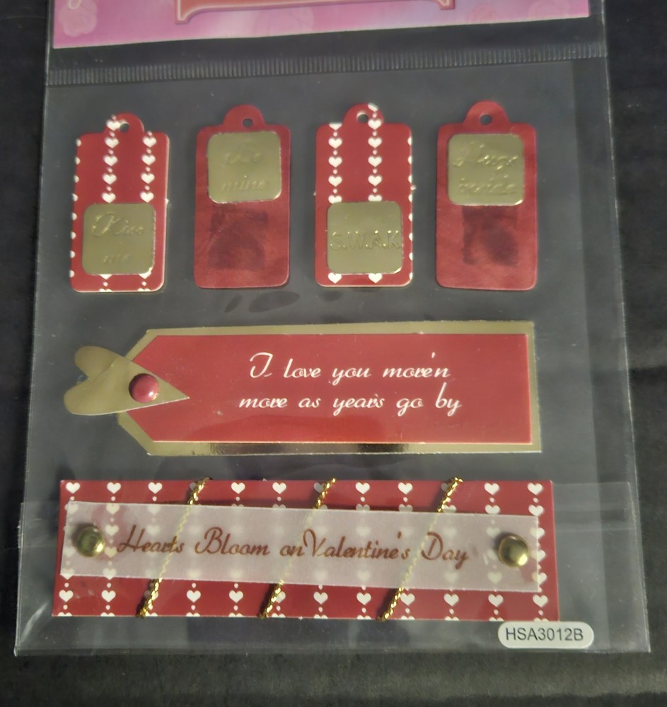 walmart handmade sticker Love tags mini