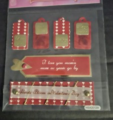 walmart handmade sticker Love tags mini