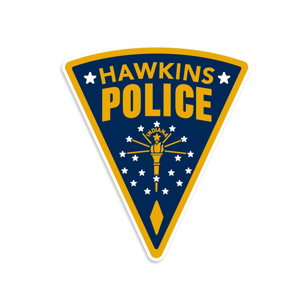 Hawkins Police Sticker