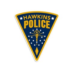 Hawkins Police Sticker