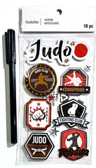Judo Stickers Scrapbooking Card Journal Planner Recollections