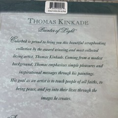 4 Packages Thomas Kincade Gold Caslon Alphabet Painter Of Light Sticker Sheets