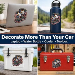 Celebrate America’s 250th Anniversary with 2-Pack Eagle & Flag Vinyl Decals