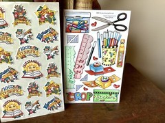 Set of 3 Mary Engelbreit Sticker Sheets Punch Studio Melissa Neufeld Creative Im