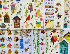 Bird plant Lot Stickers Planner Craft Scrapbook Variety mxd Themes | 979pcs