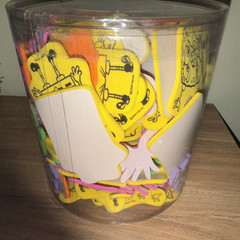 Vintage Tub SpongeBob Squarepants 2004 Nickelodeon 3D Foam Stickers NEW RARE!