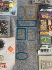 Travel-Themed Scrapbook Stickers & Embellishments Lot