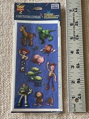 Toy Story 2 Stickers-3 pkg-12 sheets-New