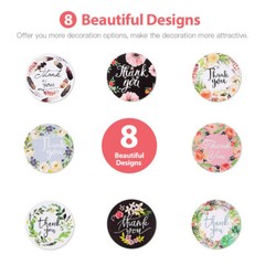1000 Pcs Thank You Stickers Roll Thank You For Supporting Small Business Labels