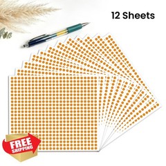 VeriPap Dot Stickers 0.25″ Orange