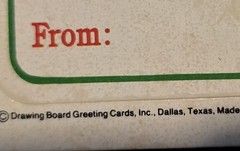 Vintage Sticker Lot Christmas Tags 6 Sheets AGC,Gibson Hallmark, Footrot Flat