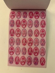 Breast Cancer Awareness Stickers- 348 Count Each- 2 Pads