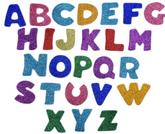 130 Pcs Glitter Foam Letters Stickers for Graduation Caps Self Adhesive Alphabet