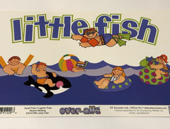 EK Success Scrapbook Title Over-all Little Fish Ocean Beach Nautical Summer NEW