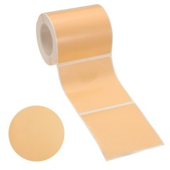 140 Pcs Thermal Sticker Paper, 2×2″ Round Thermal Printer Label, Khaki