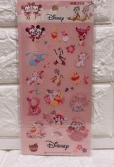Disney Character Mickey Minnie Winnie Pooh STICKERS Bambi Marie Dumbo Gift Chip