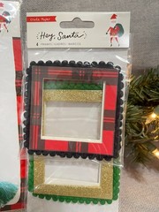 Crate Paper Hey Santa Christmas Frames and Tassels