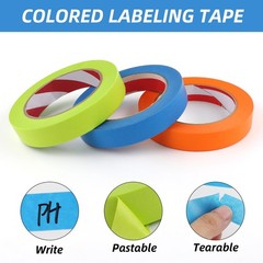 3 Rolls Laboratory Labeling Tapes,164 Feet Long 3/4 Inch Width,Temperature Re…