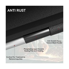 Running Boards Fit For 2022-2025 Toyota Tundra CrewMax, Carbon Steel