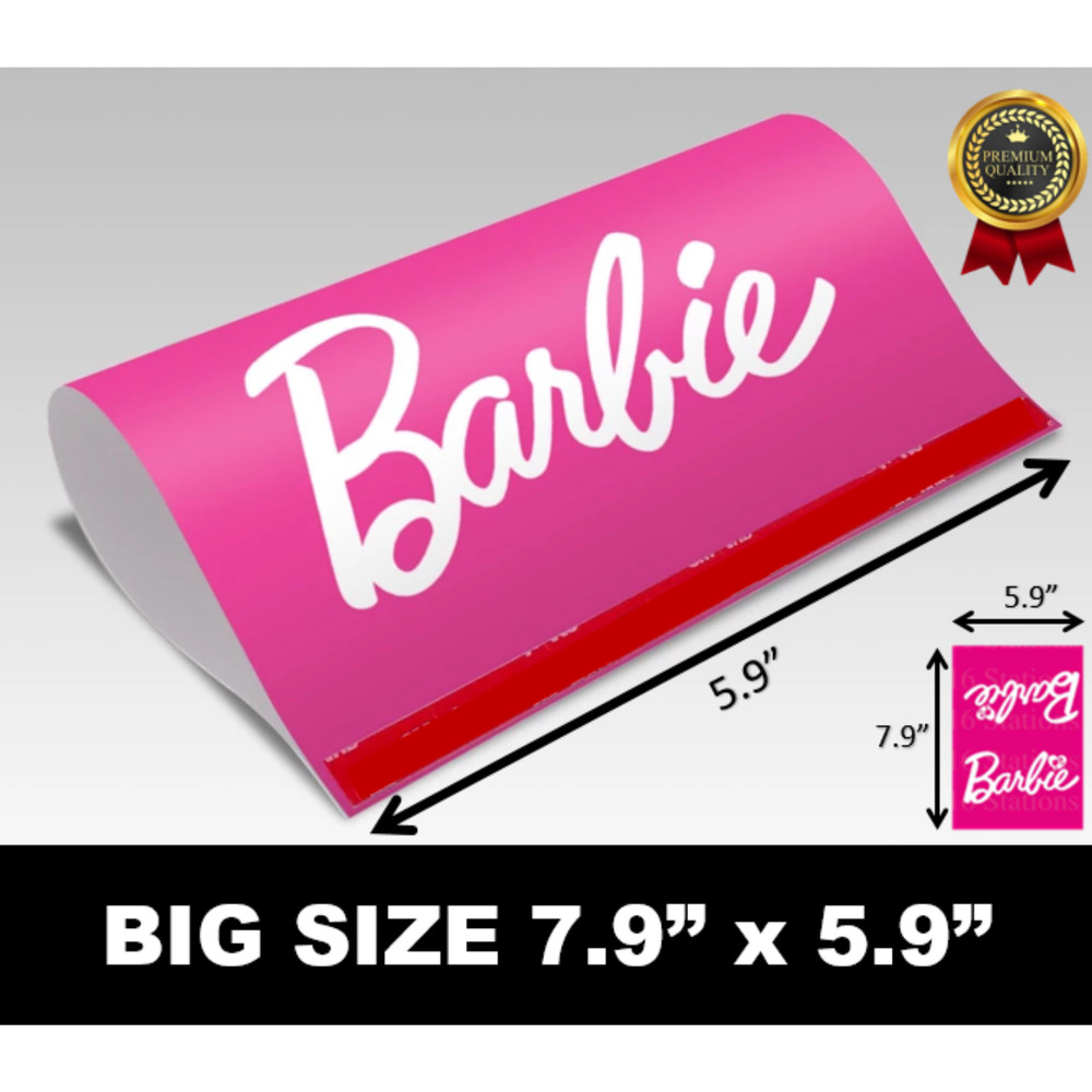 TAG YOUR CAR- Tag – Funny Car Stickers – Decal – Barbie Pink 6×8