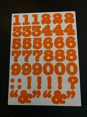 Creative Memories ABC/123 Stickers Alphabet Number Scrapbooking Craft Letters