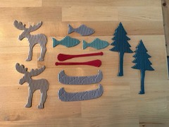 Creative Memories Wilderness Camping Scrapbook Lot Jolee’s Stickers Die Cuts