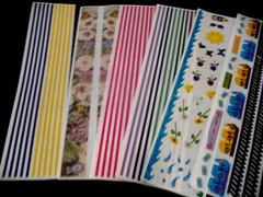 Lot of Stickers, Great Lengths, Hot Pink Lines, Textiles, Amusement Park, Dance