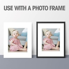 100 Pack 11×14 White Picture Mat Boards Fits 8×10 Acid-Free Backing + Clear Bags