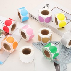 1.5 Inch Round Thermal Label Stickers, 500Pcs Circle Direct Thermal Sticker L…