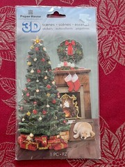 YOU CHOOSE – RARE PAPER HOUSE 3D CHRISTMAS STICKERS