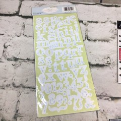 Alphabet Stickers Letters Scrapbooking Autocollants Lot Of 2 Packs