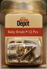Accent Depot Baby BOY Pastel Blue Brads 12 pc Baby Feet «It’s A Boy» Shower