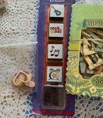 Scrapbooking Embellishments Set Stencils Tools Chipboard Rub For Creative Crafti