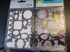 10 pkgs Vintage Dimensional Easter Stickers Stickety-Doo-Da(Am. Greetin& Walmart