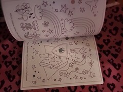 Sparkle and Shine Enchanted Kingdom color book with BLING BLING stickers NEW