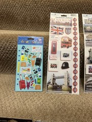 Lot of 8 STICKOPOTAMUS PAPER HOUSE STICKERS ALL NEW TRAVEL THEME LONDON ROME
