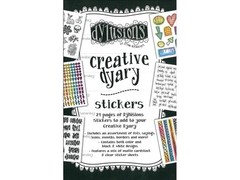 Ranger RGRDYE.56676 Dylusions Creative Dyary Sticker Book Clear,white