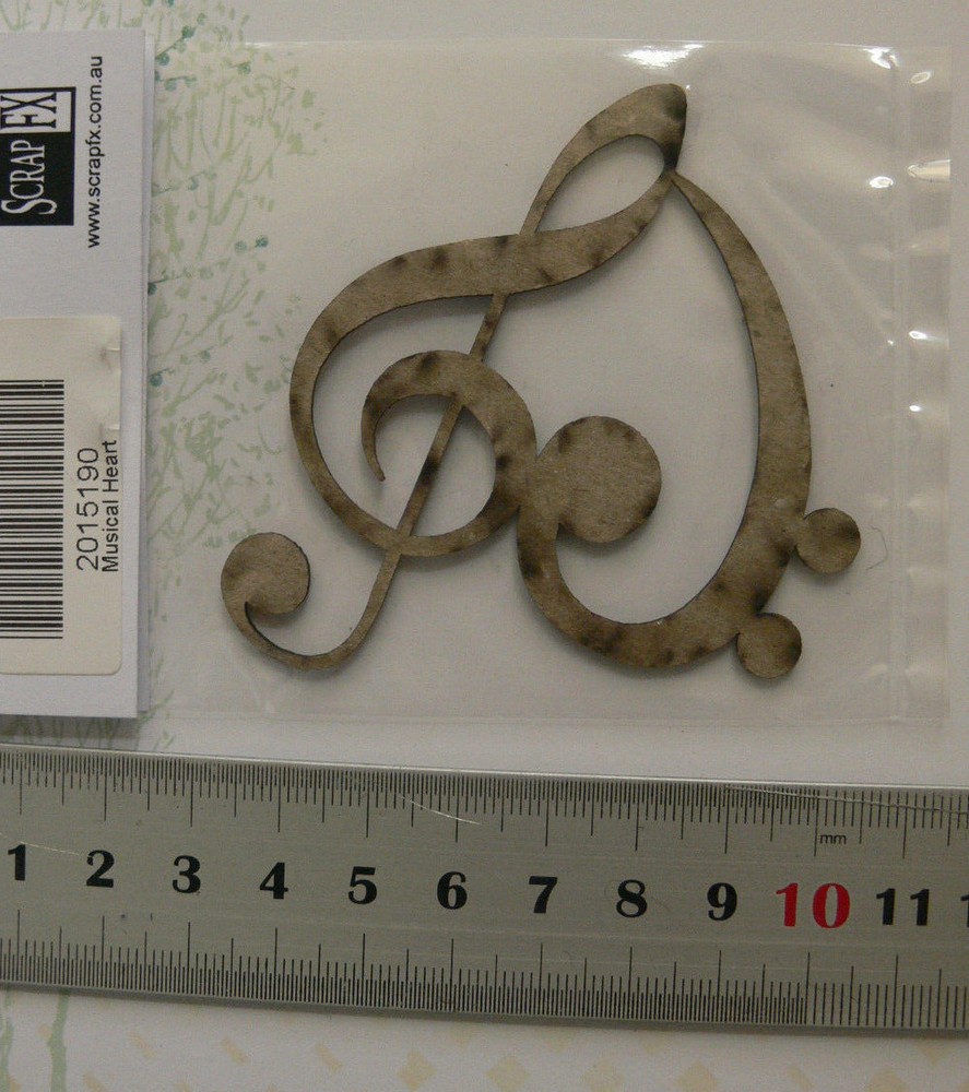 CHIPBOARD DieCuts MUSIC Flourish Embellishment & Phrase 2StyleChoice Scrap FX L