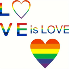 500 pcs Sticker Seals Roll Love Is Love Multi Colors 🌈 Heart Self Adhesive