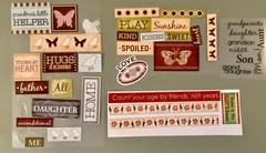 Large Lot of GRANPARENT Stickers, Cut-outs, Rub-ons, Etc. Frances Meyer, Etc