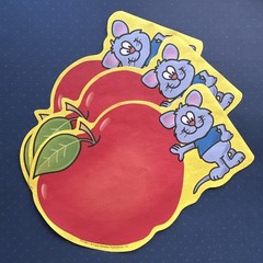 Vintage 90s Note Stationery Frank Shaffer Turtle Mouse Elephant Paper Sheets Lot