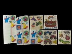 HUGE Vtg Sticker Lot Sandylion Hallmark Mello Smello Hambly Stickopotamus & MORE