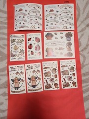 Rare Retired Lot of 9 Joy Marie Scrapbooking Stickers