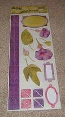 NRN Designs Vellum Sticker Sheet ~ Morning Glories