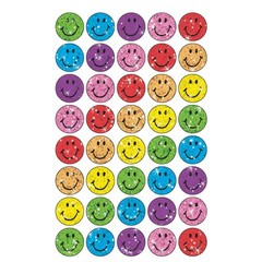 Sparkling Smile Stickers 160 Count Assorted Colors Incentive Stickers for Kids